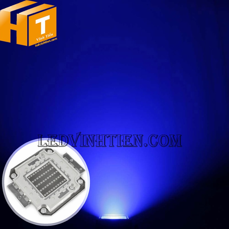 Chip đèn led 50W màu xanh dương