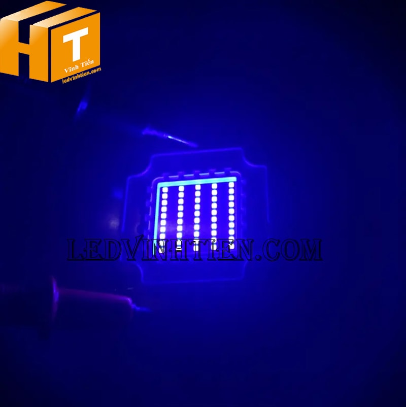 Chip led 50W ánh sáng màu xanh dương