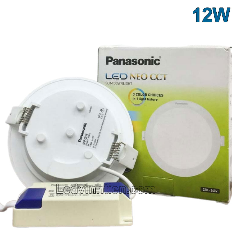 Led downlight tròn 12w 3 màu NNP73476 Panasonic chính hãng