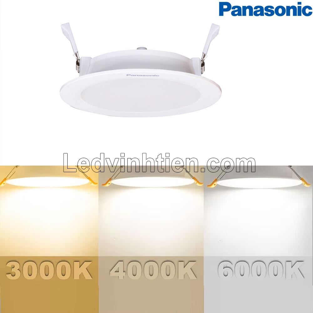 Đèn LED Downlight Tròn Panasonic Neo Slim Tròn 3 chế độ màu (Đổi Màu)