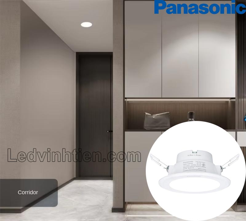 Đèn LED Downlight 18W Panasonic chính hãng chiếu sáng nội thất