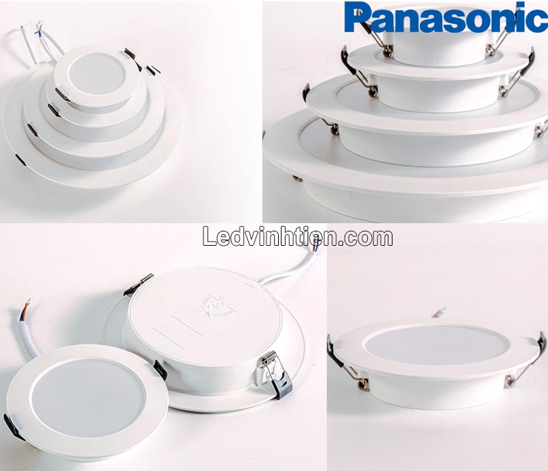 Các Công Suất và kích thước Đèn LED Âm Trần Panasonic Neo Slim Tròn 