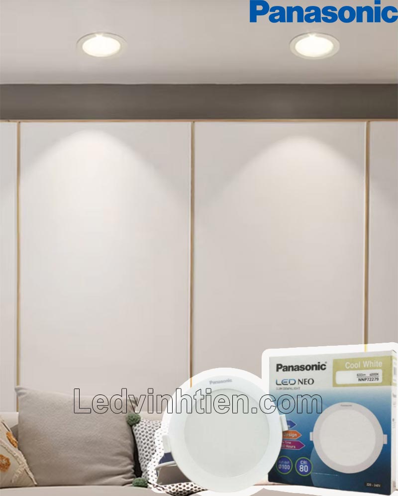 Đèn led downlight tròn 6W NNP71278 Panasonic dùng chiếu sáng nhà phố, văn phòng