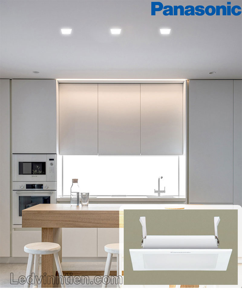 Đèn LED Âm Trần Neo Slim Vuông 6W NNP71254 dùng chiếu sáng biệt thự