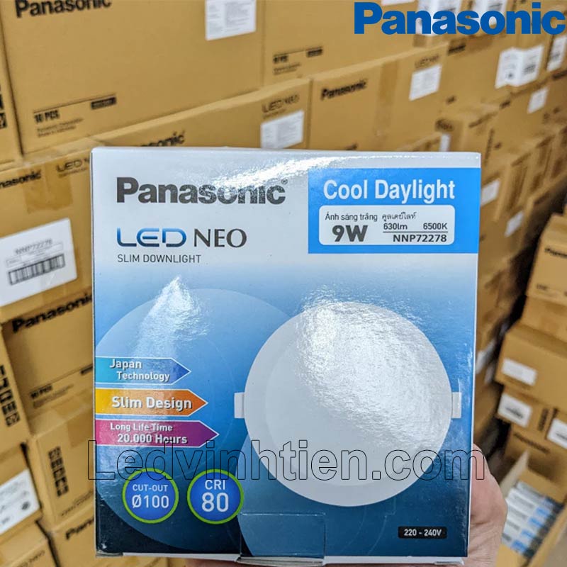 Đèn led downlight tròn Neo Slim 12W chính hãng