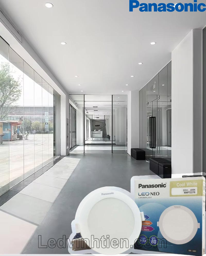 Đèn Led downlight tròn 12W NNP73479 Panasonic dùng chiếu sáng văn phòng, biệt thự