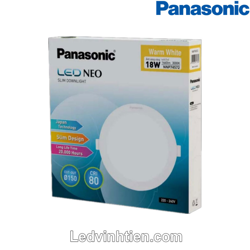 Đèn led downlight tròn 18W NNP74572 Panasonic