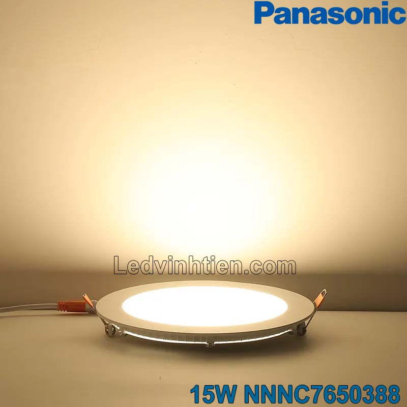 Đèn LED Downlight 15W NNNC7650388 Panasonic ánh sáng vàng dịu nhẹ