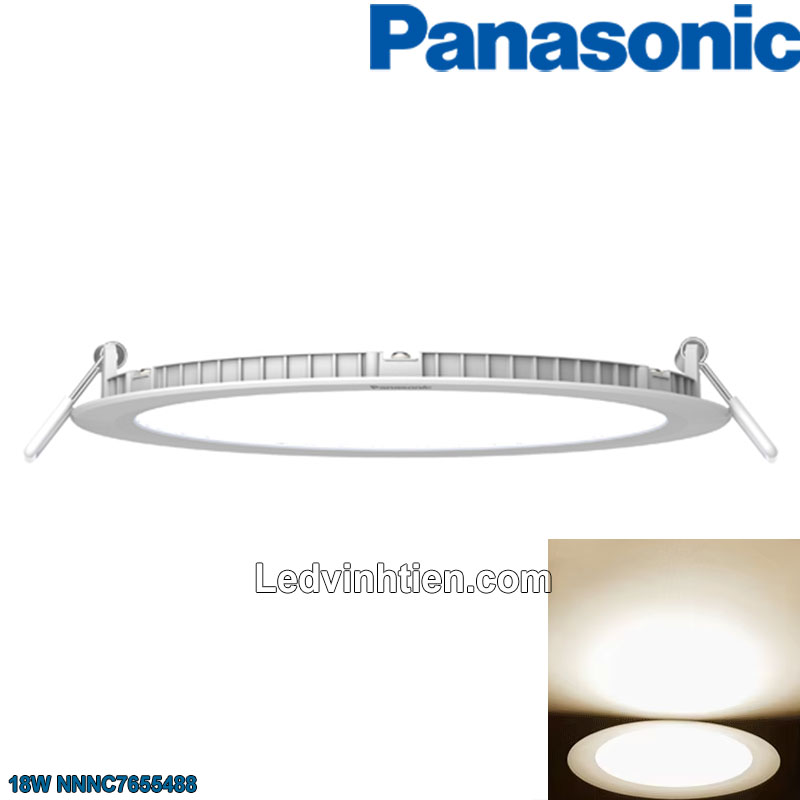 Đèn LED Downlight 18W NNNC7655488 Panasonic dễ lắp đặt, ánh sáng trung tính