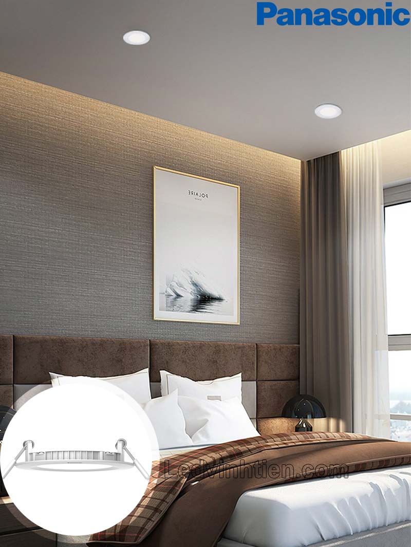Đèn LED Downlight 6W NNNC7650088 Panasonic ánh sáng vàng giúp bạn tạo không gian ấm áp, thân thiện. Thích hợp cho mọi căn phòng trong ngôi nhà bạn.
