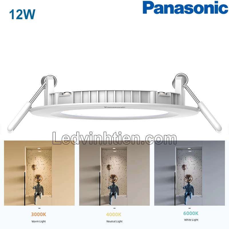 Đèn LED Âm Trần Tròn 12W NNNC7656288 Panasonic Đổi Màu – Sự lựa chọn thông minh cho ngôi nhà