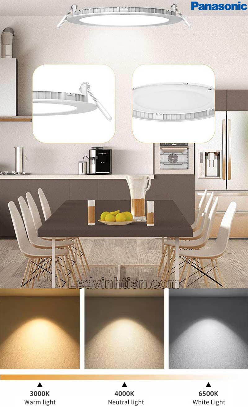 Đèn downlight EZ-M Series với cấu tạo chất liệu hợp kim cao cấp 