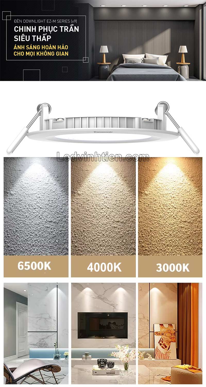 Đèn downlight EZ-M Series chinh phục trần siêu thấp ánh sáng hoàn hảo cho mọi không gian 