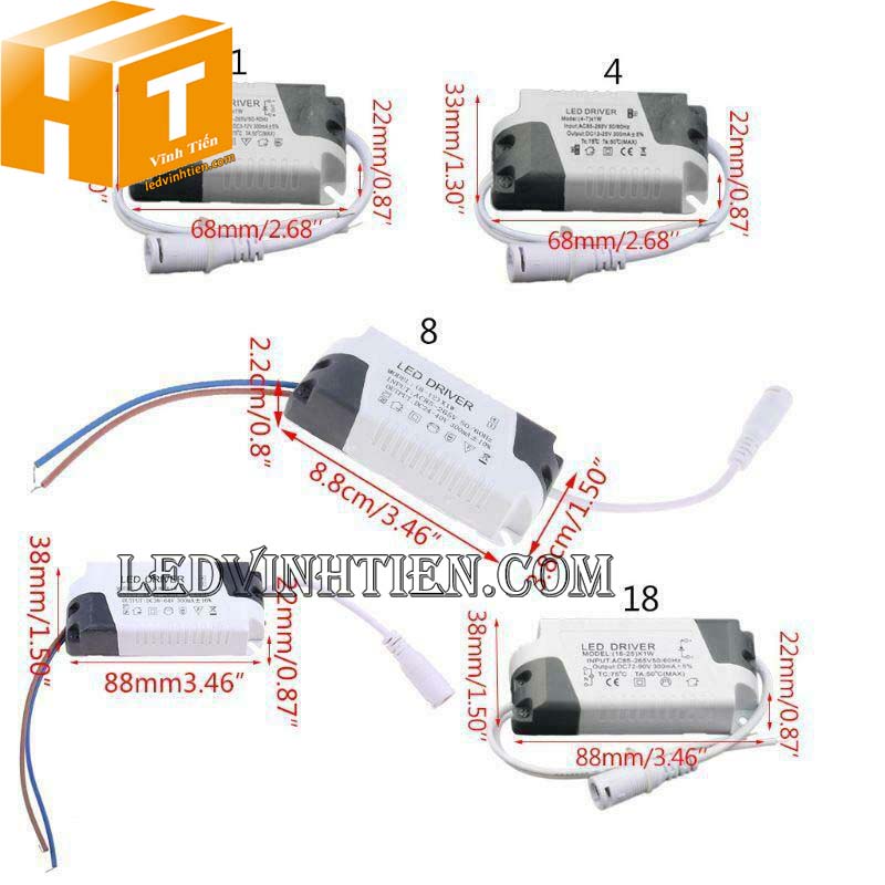 Công ty Vĩnh Tiên bán Tăng phô đèn led âm trần 3w giá rẻ tại phú yên