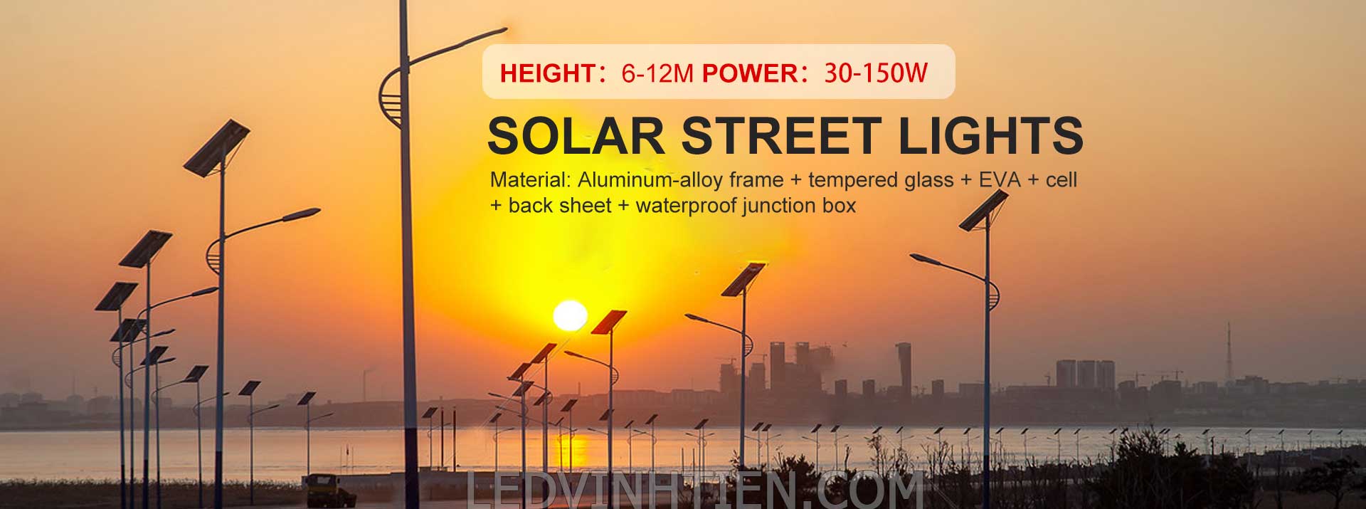 Bán đèn đường led cao cấp tại Vĩnh Tiến