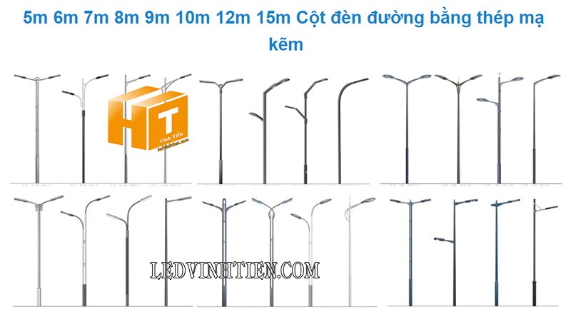 Các mẫu trụ đèn đường tại Ledvinhtien.com