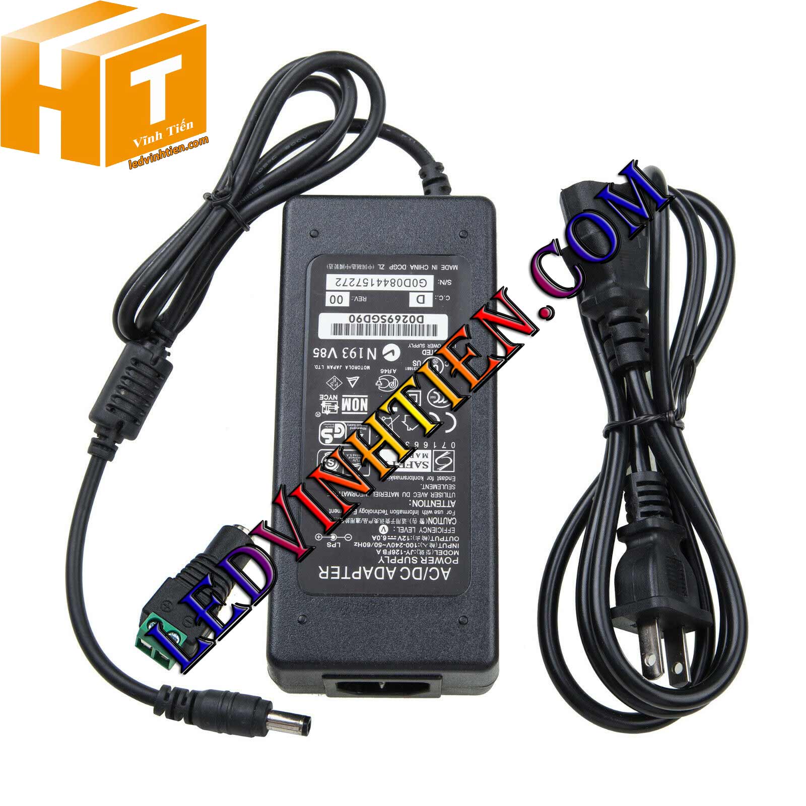 Adapter 12v 6a hay còn gọi nguồn adapter, adaptor 12V 6A nhỏ được cấp nguồn DC12V camera, Led quảng cáo, led hắt, led module, các loại đèn led chiếu sáng, như led thanh, led module, led dây, bơm mước mini, tự động hóa, BOARD MẠCH ĐIỆN TỬ XEM hình ảnh chụp mọi góc cạnh của nguồn adapter 12v 8a 96W loại tốt, giá rẻ, chất lượng, đủ ampe, có quạt, nhôm tản nhiệt, sản phẩm chính hãng ledvinhtien.com Hình ảnh chụp mọi góc cạnh của adapter DC12V 6A chính hãng led vĩnh tiến
