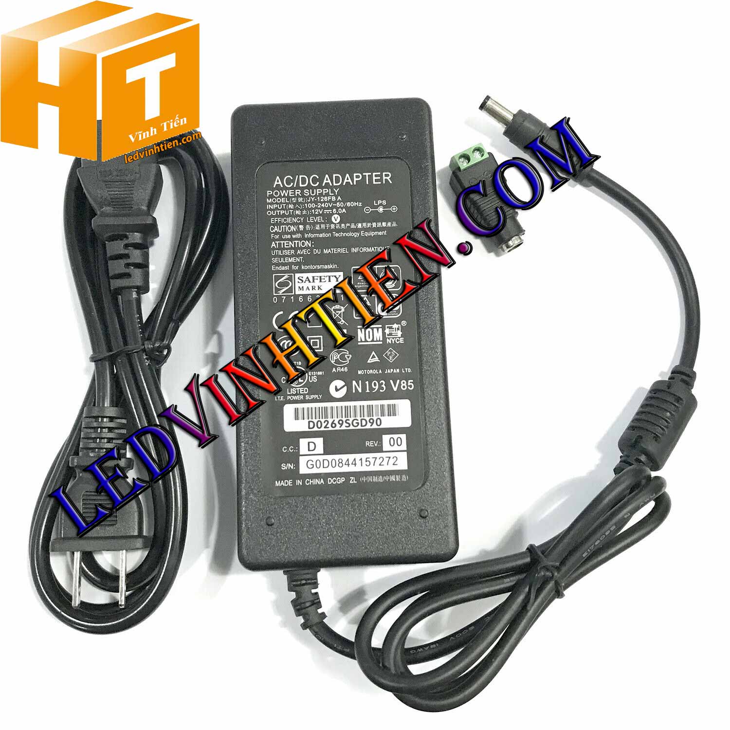 Adapter 12v 6a hay còn gọi nguồn adapter, adaptor 12V 6A nhỏ được cấp nguồn DC12V camera, Led quảng cáo, led hắt, led module, các loại đèn led chiếu sáng, như led thanh, led module, led dây, bơm mước mini, tự động hóa, BOARD MẠCH ĐIỆN TỬ XEM hình ảnh chụp mọi góc cạnh của nguồn adapter 12v 8a 96W loại tốt, giá rẻ, chất lượng, đủ ampe, có quạt, nhôm tản nhiệt, sản phẩm chính hãng ledvinhtien.com Hình ảnh chụp mọi góc cạnh của adapter DC12V 6A chính hãng led vĩnh tiến