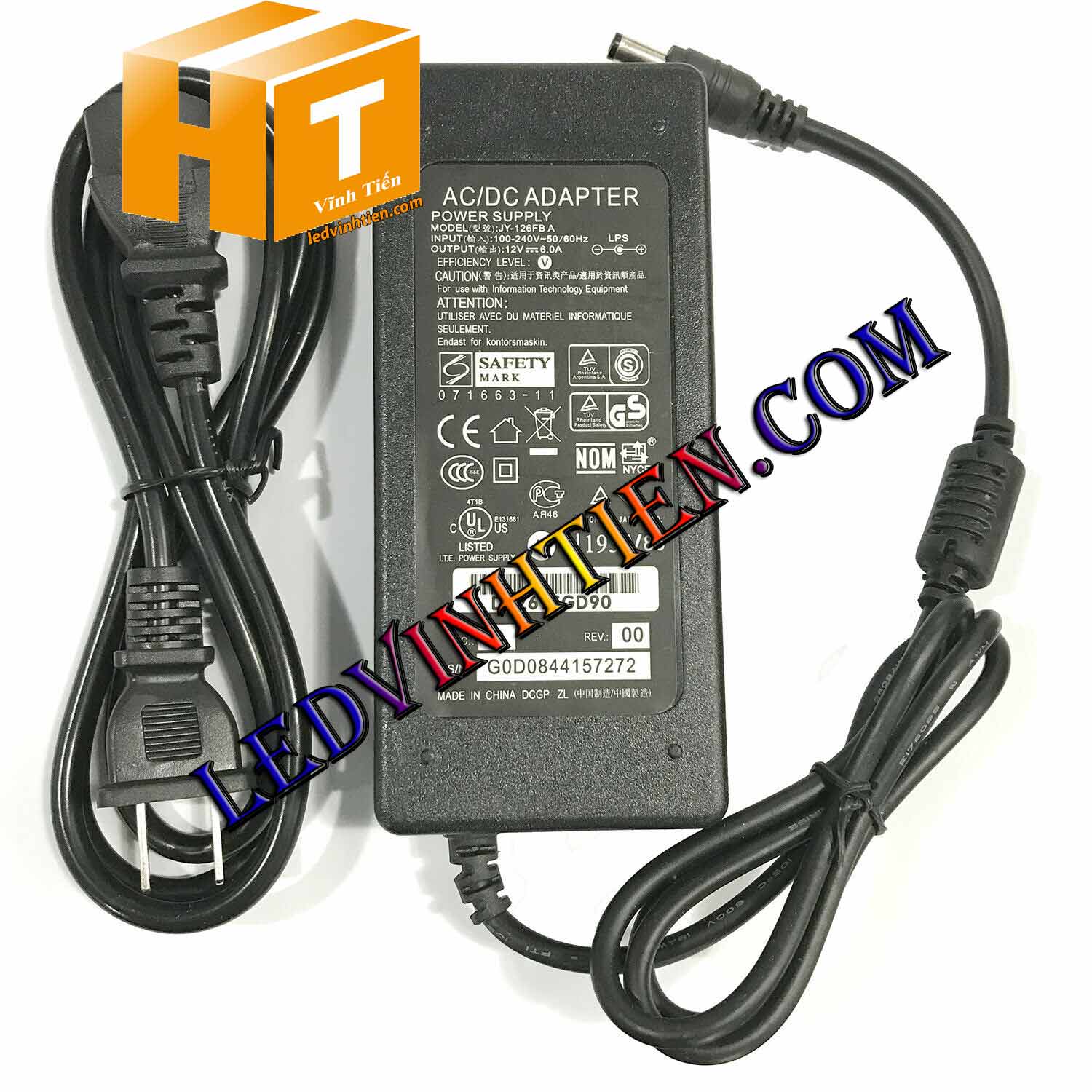 Adapter 12v 6a hay còn gọi nguồn adapter, adaptor 12V 6A nhỏ được cấp nguồn DC12V camera, Led quảng cáo, led hắt, led module, các loại đèn led chiếu sáng, như led thanh, led module, led dây, bơm mước mini, tự động hóa, BOARD MẠCH ĐIỆN TỬ XEM hình ảnh chụp mọi góc cạnh của nguồn adapter 12v 8a 96W loại tốt, giá rẻ, chất lượng, đủ ampe, có quạt, nhôm tản nhiệt, sản phẩm chính hãng ledvinhtien.com Hình ảnh chụp mọi góc cạnh của adapter DC12V 6A chính hãng led vĩnh tiến