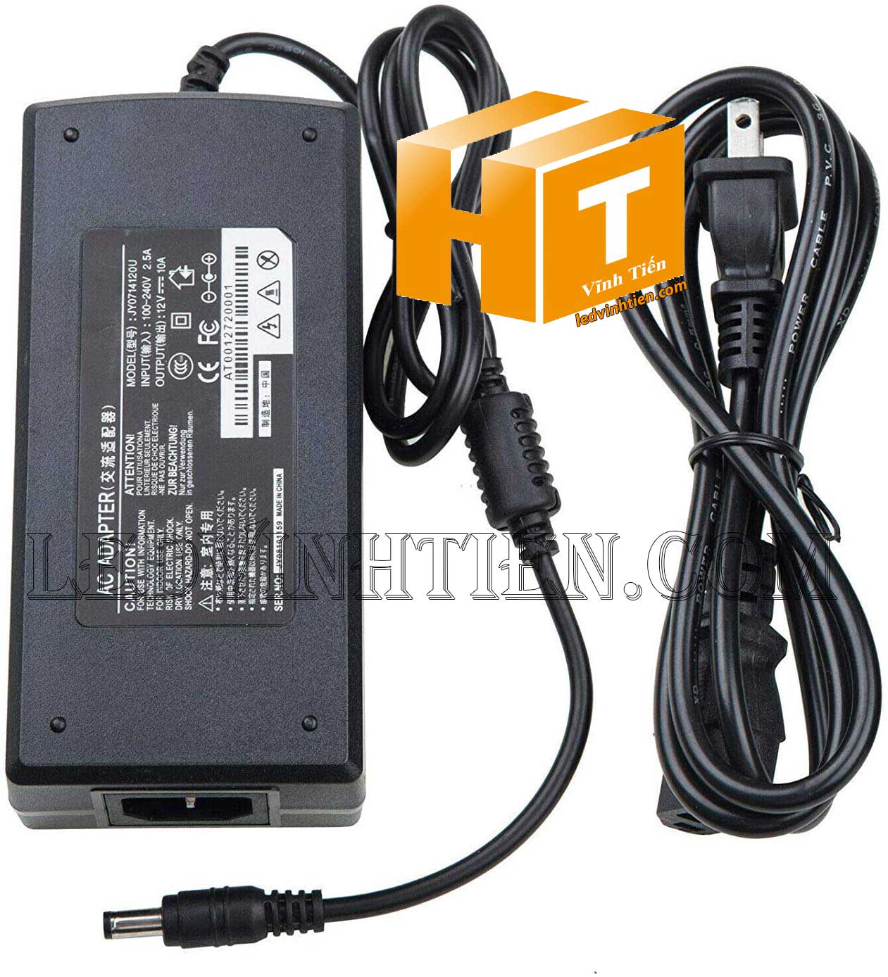 Adapter 12v 10a hay còn gọi nguồn adapter, adaptor 12V 10A nhỏ được cấp nguồn DC12V camera, Led quảng cáo, led hắt, led module, các loại đèn led chiếu sáng, như led thanh, led module, led dây, bơm mước mini, tự động hóa, BOARD MẠCH ĐIỆN TỬ XEM hình ảnh chụp mọi góc cạnh của nguồn adapter 12v 10a 120W loại tốt, giá rẻ, chất lượng, đủ ampe, có quạt, nhôm tản nhiệt, sản phẩm chính hãng ledvinhtien.com Hình ảnh chụp mọi góc cạnh của adapter DC12V 10A chính hãng led vĩnh tiến