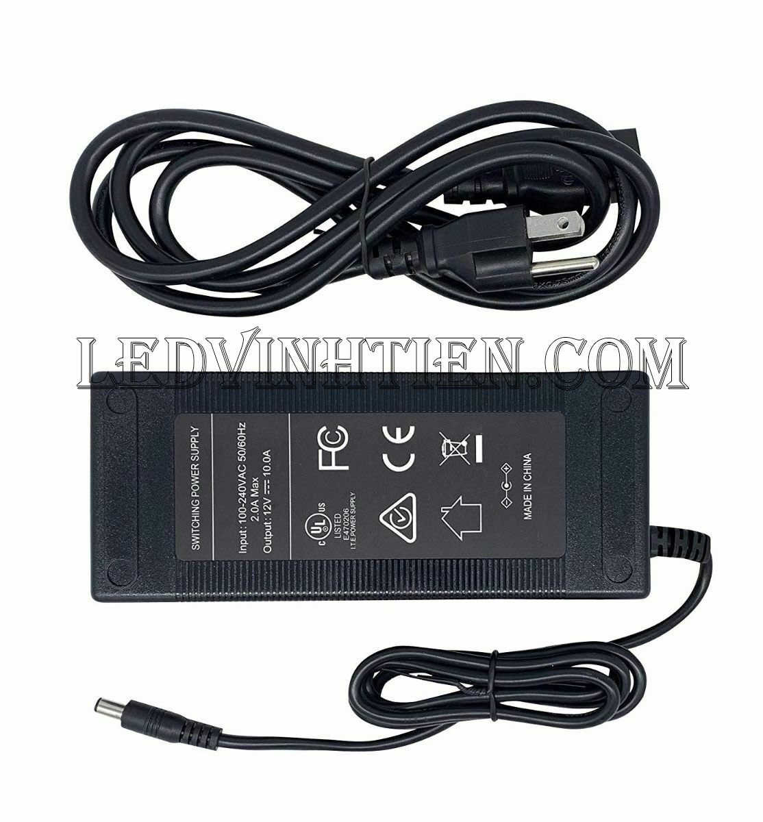 Adapter 12v 10a hay còn gọi nguồn adapter, adaptor 12V 10A nhỏ được cấp nguồn DC12V camera, Led quảng cáo, led hắt, led module, các loại đèn led chiếu sáng, như led thanh, led module, led dây, bơm mước mini, tự động hóa, BOARD MẠCH ĐIỆN TỬ XEM hình ảnh chụp mọi góc cạnh của nguồn adapter 12v 10a 120W loại tốt, giá rẻ, chất lượng, đủ ampe, có quạt, nhôm tản nhiệt, sản phẩm chính hãng ledvinhtien.com Hình ảnh chụp mọi góc cạnh của adapter DC12V 10A chính hãng led vĩnh tiến