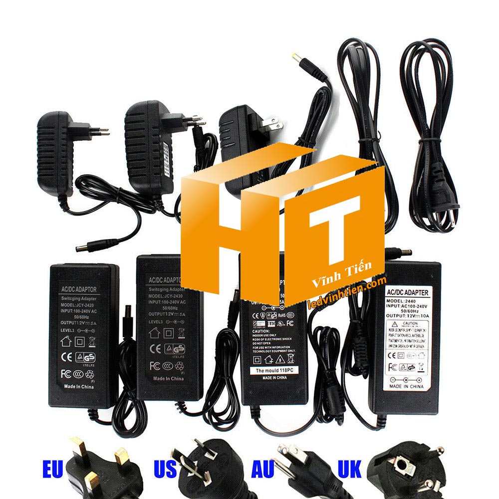 Adapter 12v 10a hay còn gọi nguồn adapter, adaptor 12V 10A nhỏ được cấp nguồn DC12V camera, Led quảng cáo, led hắt, led module, các loại đèn led chiếu sáng, như led thanh, led module, led dây, bơm mước mini, tự động hóa, BOARD MẠCH ĐIỆN TỬ XEM hình ảnh chụp mọi góc cạnh của nguồn adapter 12v 10a 120W loại tốt, giá rẻ, chất lượng, đủ ampe, có quạt, nhôm tản nhiệt, sản phẩm chính hãng ledvinhtien.com Hình ảnh chụp mọi góc cạnh của adapter DC12V 10A chính hãng led vĩnh tiến