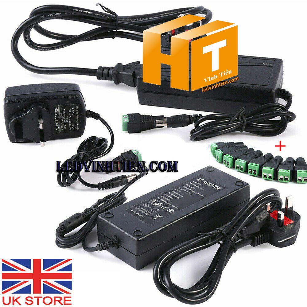 Adapter 12v 10a hay còn gọi nguồn adapter, adaptor 12V 10A nhỏ được cấp nguồn DC12V camera, Led quảng cáo, led hắt, led module, các loại đèn led chiếu sáng, như led thanh, led module, led dây, bơm mước mini, tự động hóa, BOARD MẠCH ĐIỆN TỬ XEM hình ảnh chụp mọi góc cạnh của nguồn adapter 12v 10a 120W loại tốt, giá rẻ, chất lượng, đủ ampe, có quạt, nhôm tản nhiệt, sản phẩm chính hãng ledvinhtien.com Hình ảnh chụp mọi góc cạnh của adapter DC12V 10A chính hãng led vĩnh tiến