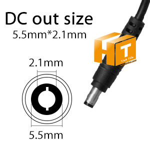 jack cắm dc của adapter 12v 10a