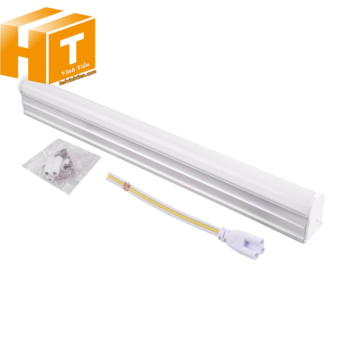 Đèn LED Tuýp T5 3 tấc 4W Liền Máng loại tốt, giá rẻ, Ledvinhtien.com