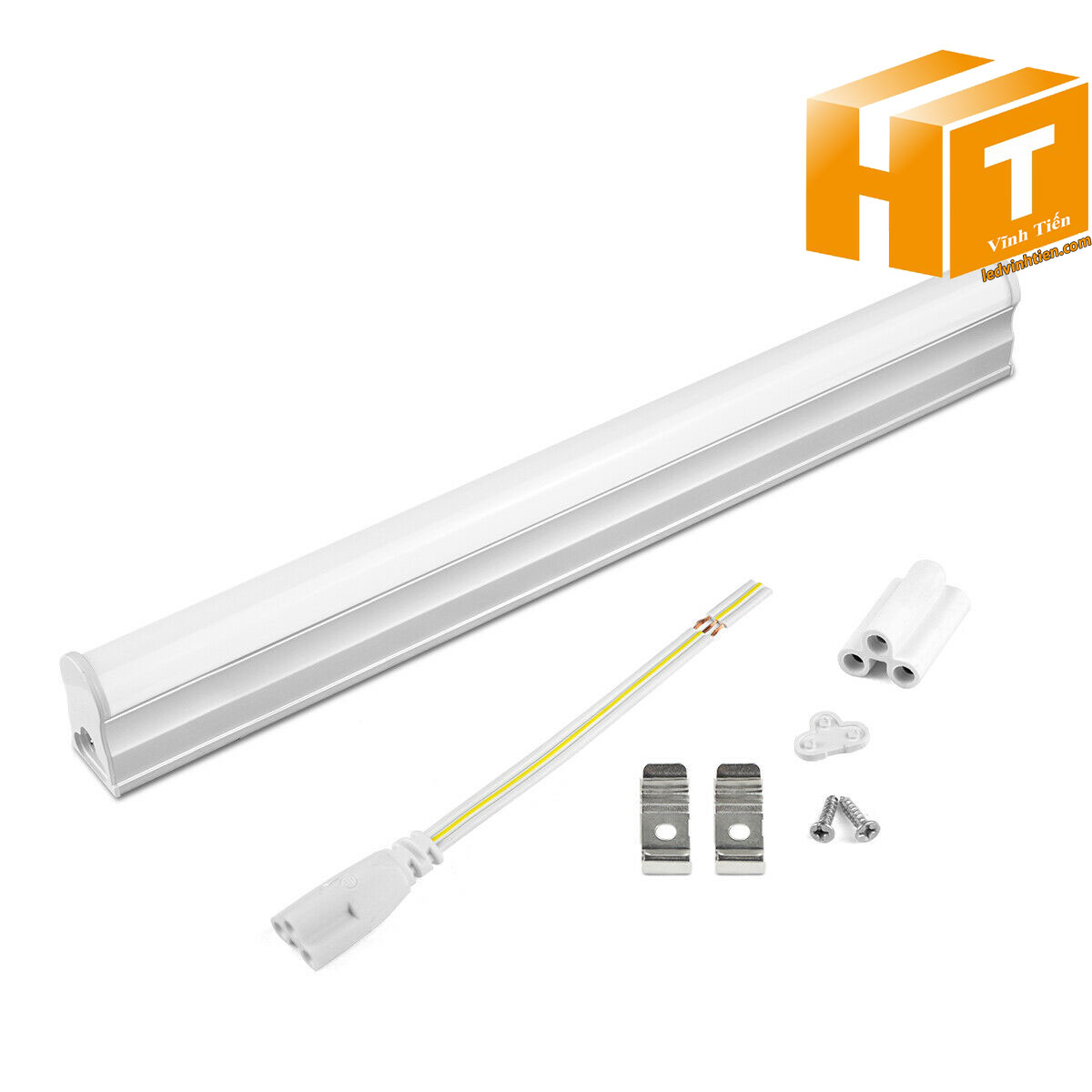 Đèn LED Tuýp T5 3 tấc 4W Liền Máng loại tốt, giá rẻ, Ledvinhtien.com