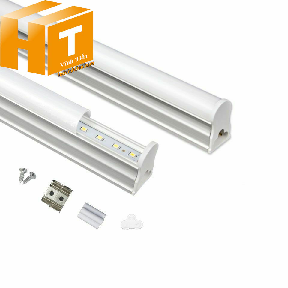 Đèn LED Tuýp T5 3 tấc 4W Liền Máng loại tốt, giá rẻ, Ledvinhtien.com