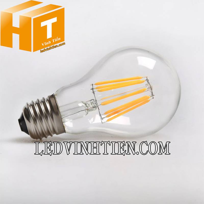 chi tiết đèn led bulb Edison A60 công suất 8W loại tốt tại Vĩnh Tiến