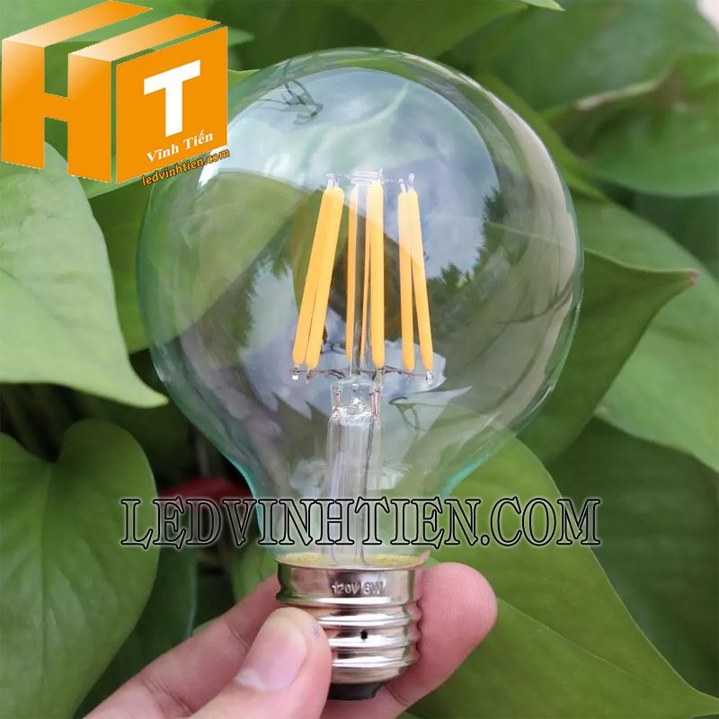 đèn led bulb Edison G80 công suất 6W giá rẻ
