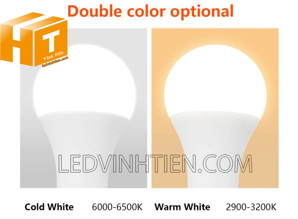 Bóng đèn led búp 12W loại tốt, giá rẻ, Ledvinhtien.com