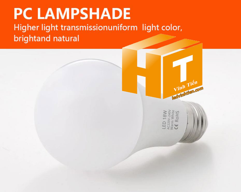 Bóng đèn led búp 12W loại tốt, giá rẻ, chất lượng, dùng chiếu sáng nội thất