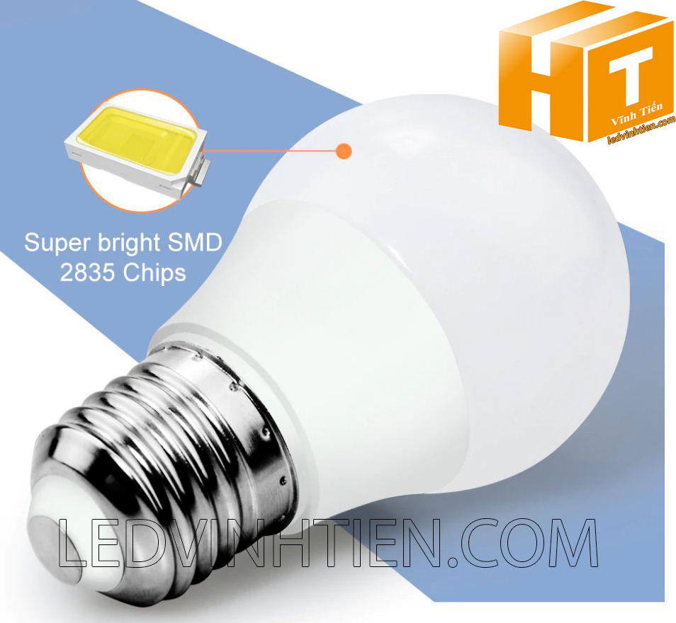 Bóng đèn led búp 20W sáng trắng, vàng, loại tốt dùng trang trí nội thất, quán cà phê