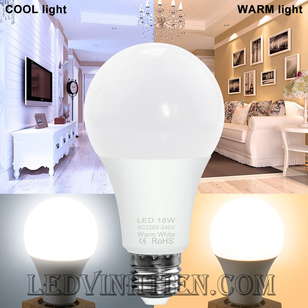 Bóng đèn led búp 3W loại tốt, giá rẻ, chất lượng, dùng chiếu sáng nội thất