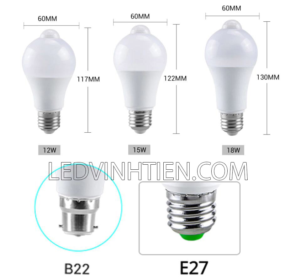 Bóng đèn led búp 3W loại tốt, giá rẻ, chất lượng, dùng chiếu sáng nội thất