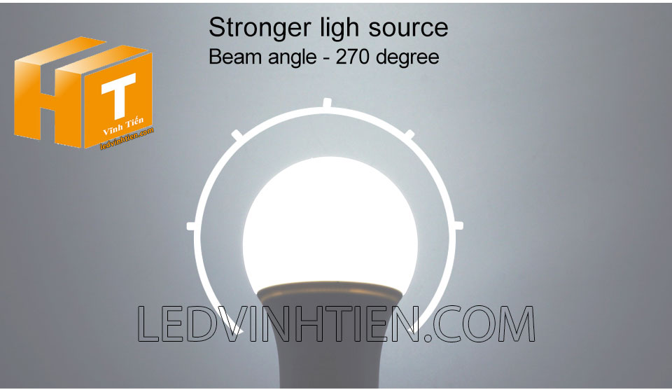 Bóng đèn led búp 3W loại tốt, giá rẻ, chất lượng, dùng chiếu sáng nội thất