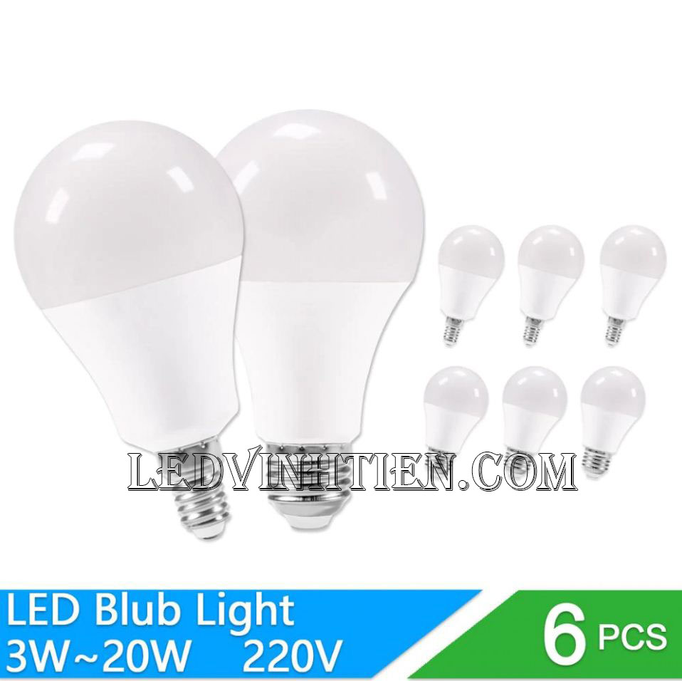Bóng đèn led búp 6W