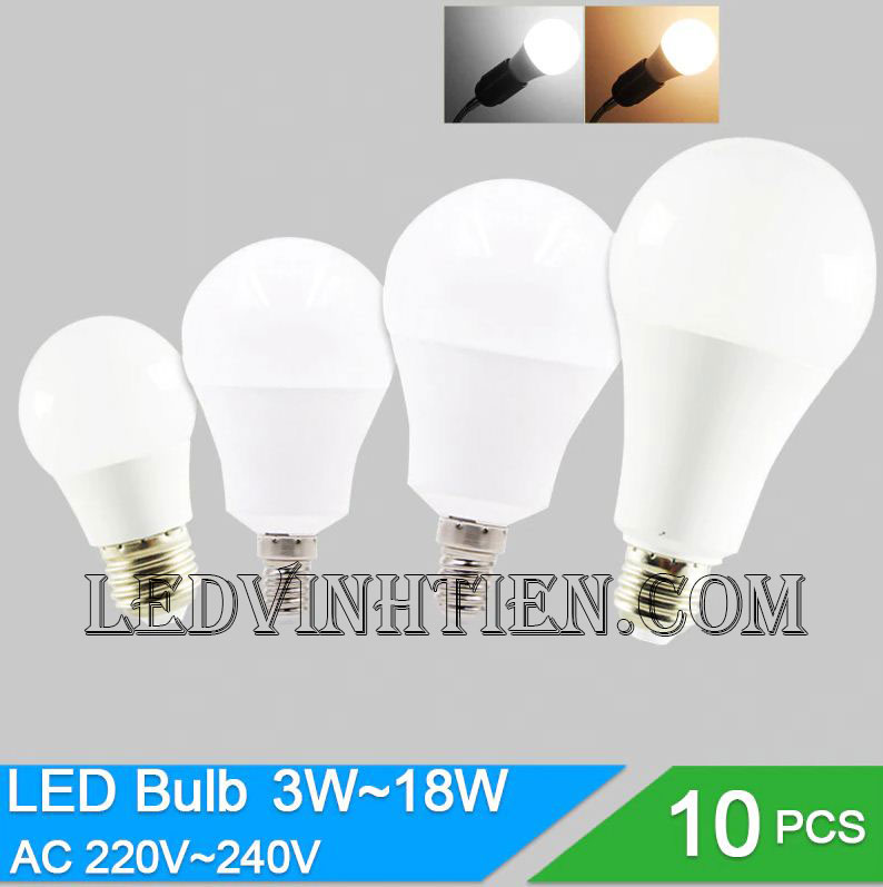 Bóng đèn led búp 6W loại tốt, giá rẻ, chất lượng, dùng chiếu sáng nội thất
