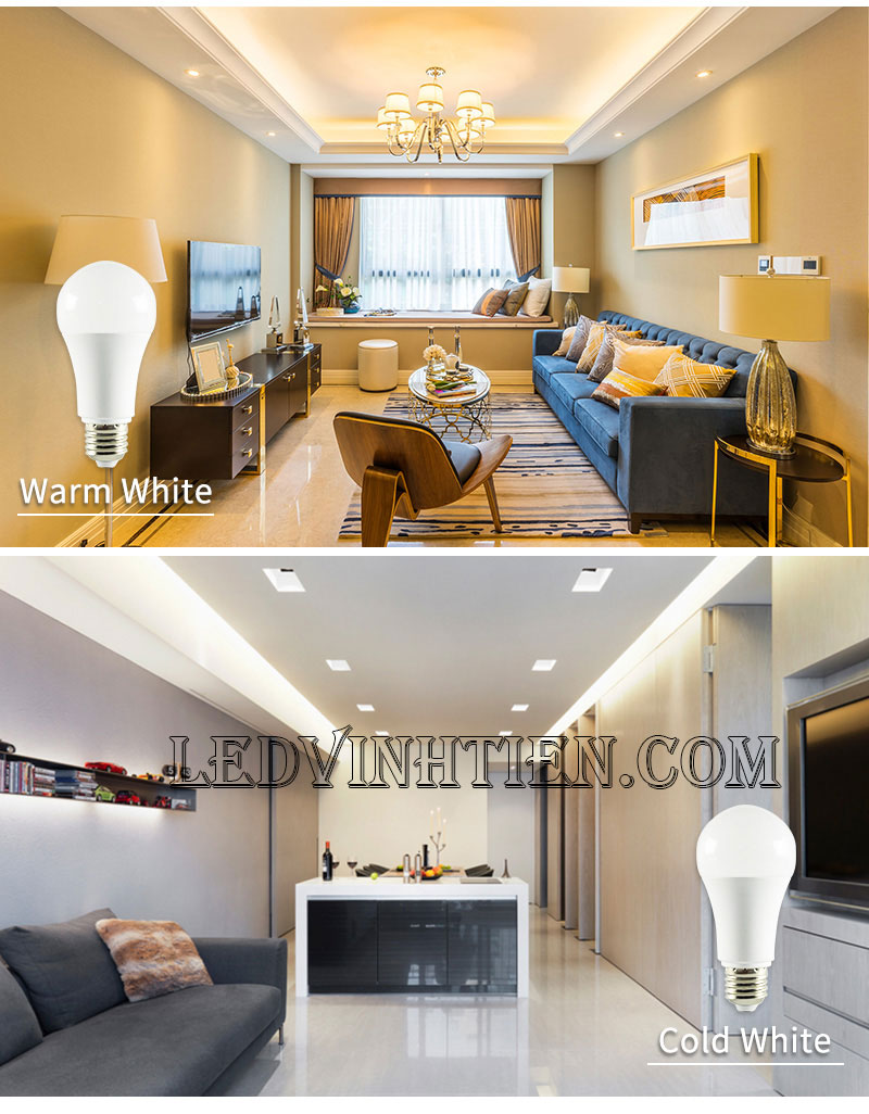 Bóng đèn led búp 7W loại tốt, giá rẻ, Ledvinhtien.com