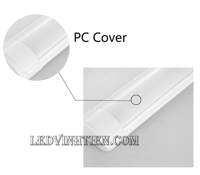Bóng Tuýp bán nguyệt 20w 0,6m loại tốt, giá rẻ, Ledvinhtien.com
