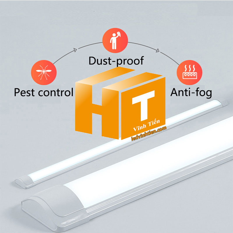 Bóng Tuýp bán nguyệt 20w 0,6m loại tốt, giá rẻ, Ledvinhtien.com