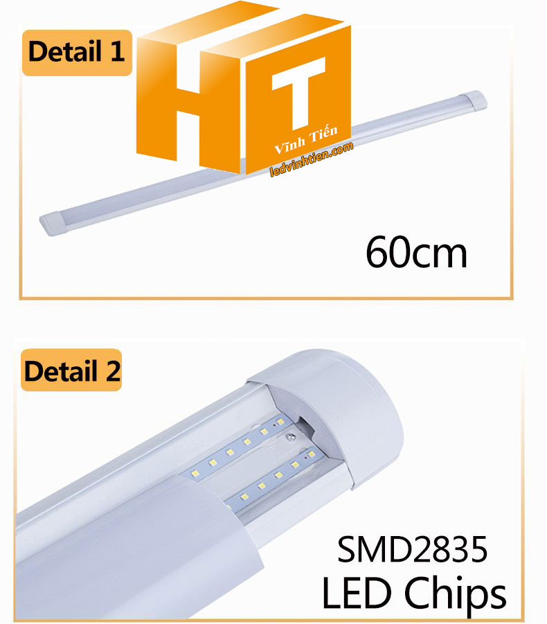 Tuýp led bán nguyệt 30w