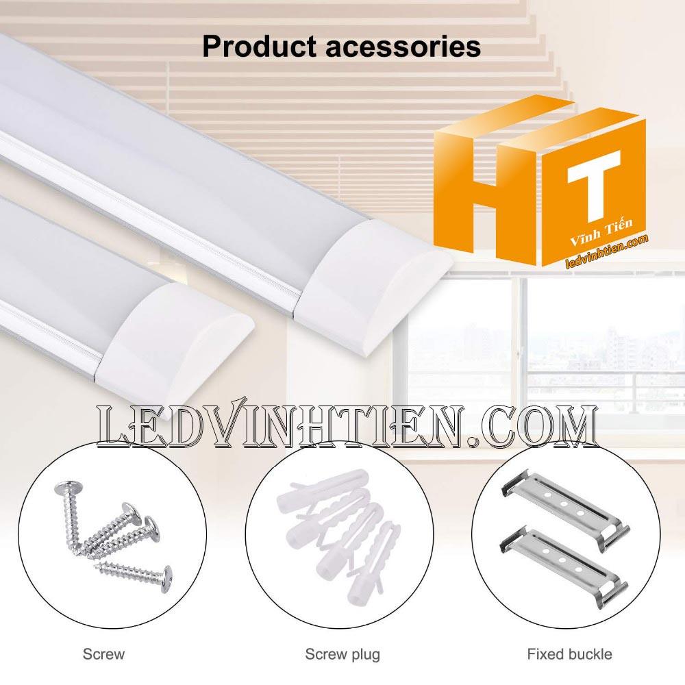 Bóng Tuýp bán nguyệt 6 tấc 40W loại tốt, giá rẻ, Ledvinhtien.com