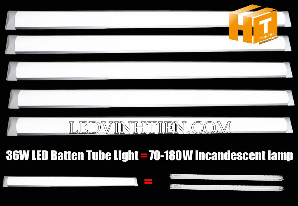 Tuýp led bán nguyệt 45w