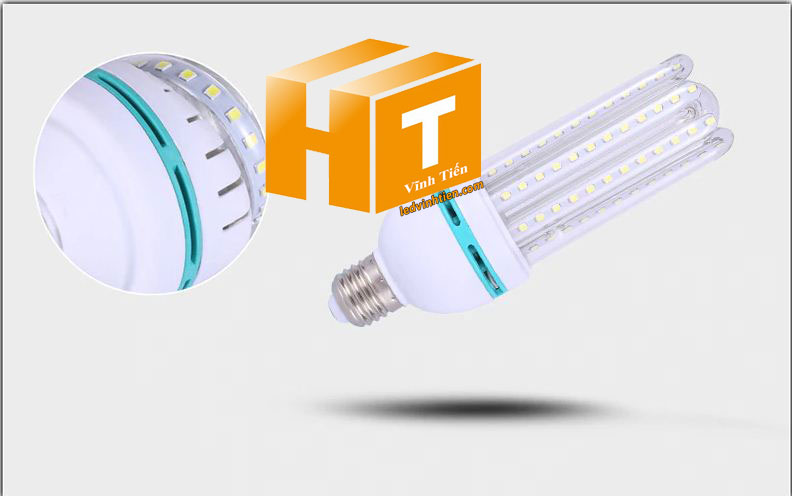 Bóng đèn led chử U 24W sáng trắng, vàng, giá rẻ | Ledvinhtein.com