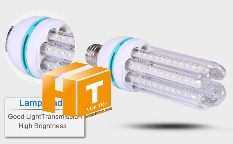 Bóng đèn led chử U 24W sáng trắng, vàng, giá rẻ | Ledvinhtein.com