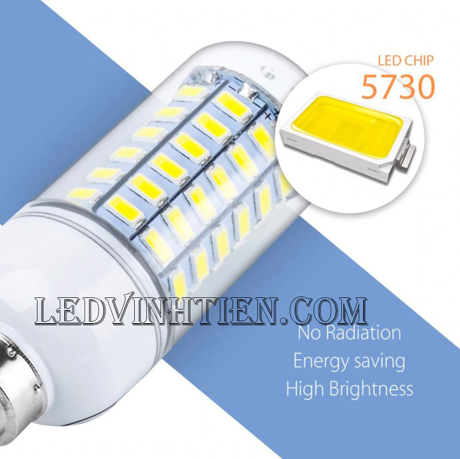 Bóng Đèn led trái bắp 12W ánh sáng trắng, vàng loại tốt, giá rẻ, chất lượng, siêu sáng